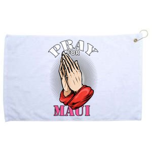 Pray For Maui Hawaii Strong Grommeted Golf Towel