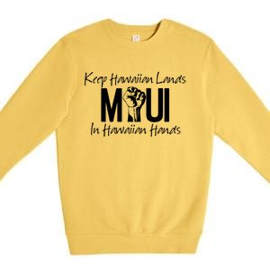 Pray For Maui Hawaii Strong Premium Crewneck Sweatshirt