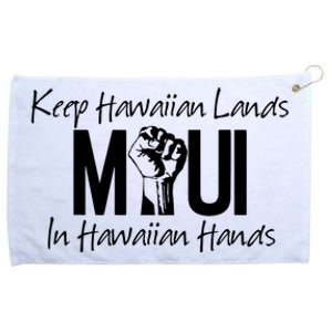 Pray For Maui Hawaii Strong Grommeted Golf Towel