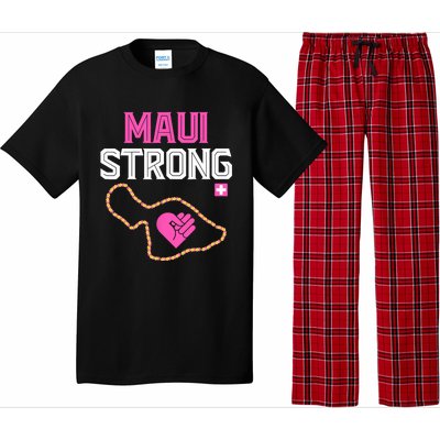 Pray For Maui Hawaii Strong Design Pajama Set