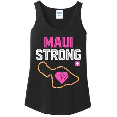 Pray For Maui Hawaii Strong Design Ladies Essential Tank