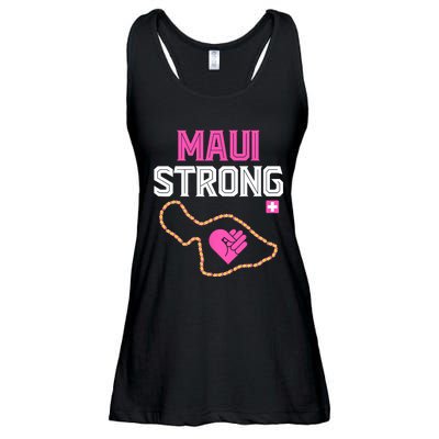 Pray For Maui Hawaii Strong Design Ladies Essential Flowy Tank