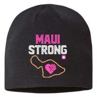 Pray For Maui Hawaii Strong Design Sustainable Beanie