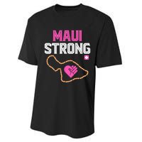 Pray For Maui Hawaii Strong Design Performance Sprint T-Shirt