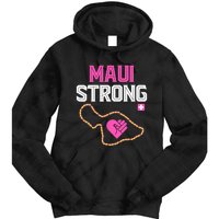 Pray For Maui Hawaii Strong Design Tie Dye Hoodie