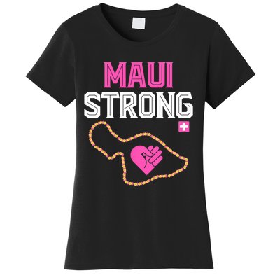 Pray For Maui Hawaii Strong Design Women's T-Shirt