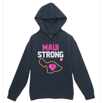 Pray For Maui Hawaii Strong Design Urban Pullover Hoodie