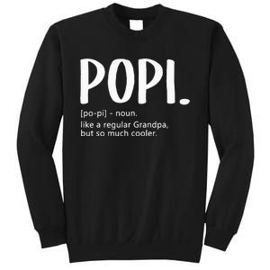 Popi For Men Fathers Day Idea Regular Grandpa Popi Sweatshirt