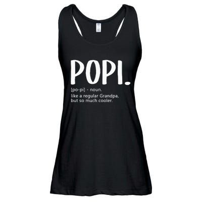 Popi For Men Fathers Day Idea Regular Grandpa Popi Ladies Essential Flowy Tank