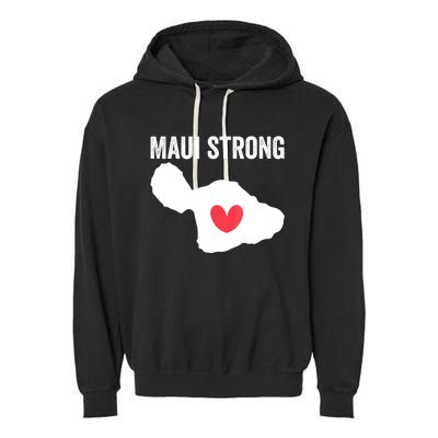 Pray For Maui Hawaii Strong Garment-Dyed Fleece Hoodie