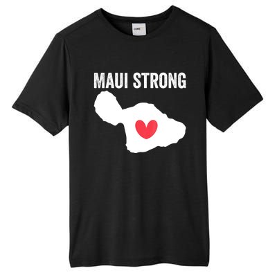 Pray For Maui Hawaii Strong Tall Fusion ChromaSoft Performance T-Shirt