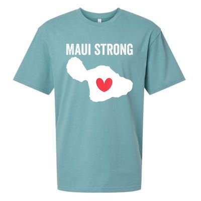 Pray For Maui Hawaii Strong Sueded Cloud Jersey T-Shirt