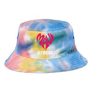 Pray For Maui Hawaii Strong Maui Wildfire Support Men Women Tie Dye Newport Bucket Hat