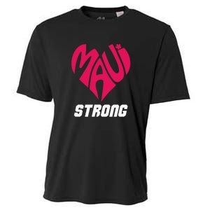 Pray For Maui Hawaii Strong Maui Wildfire Support Men Women Cooling Performance Crew T-Shirt