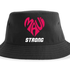 Pray For Maui Hawaii Strong Maui Wildfire Support Men Women Sustainable Bucket Hat