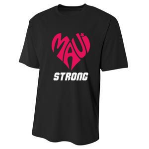 Pray For Maui Hawaii Strong Maui Wildfire Support Men Women Performance Sprint T-Shirt