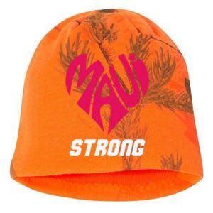 Pray For Maui Hawaii Strong Maui Wildfire Support Men Women Kati - Camo Knit Beanie