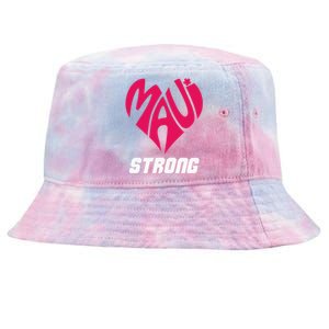 Pray For Maui Hawaii Strong Maui Wildfire Support Men Women Tie-Dyed Bucket Hat