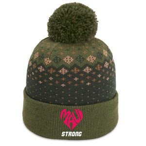 Pray For Maui Hawaii Strong Maui Wildfire Support Men Women The Baniff Cuffed Pom Beanie