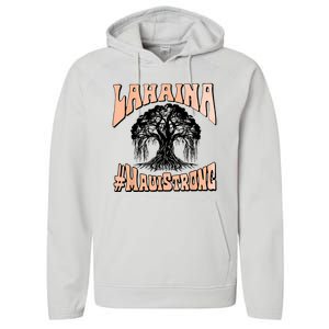 Pray For Maui Hawaii Strong Performance Fleece Hoodie