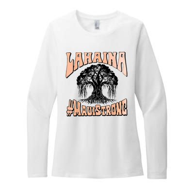 Pray For Maui Hawaii Strong Womens CVC Long Sleeve Shirt