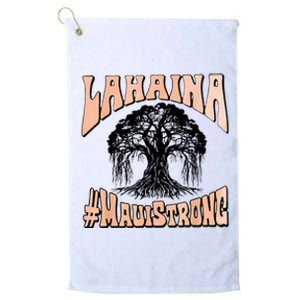 Pray For Maui Hawaii Strong Platinum Collection Golf Towel