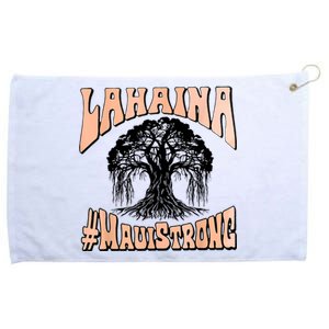 Pray For Maui Hawaii Strong Grommeted Golf Towel