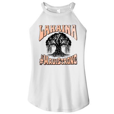 Pray For Maui Hawaii Strong Women's Perfect Tri Rocker Tank