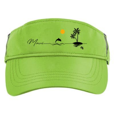 Pray For Maui Hawaii Strong Adult Drive Performance Visor