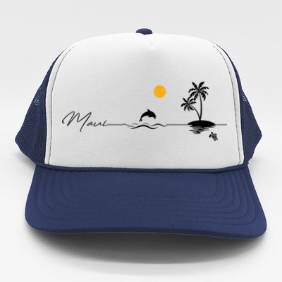 Pray For Maui Hawaii Strong Trucker Hat