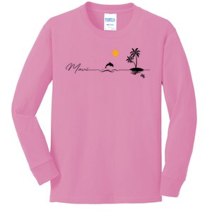 Pray For Maui Hawaii Strong Kids Long Sleeve Shirt