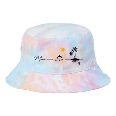 Pray For Maui Hawaii Strong Tie Dye Newport Bucket Hat