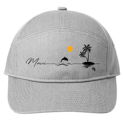 Pray For Maui Hawaii Strong 7-Panel Snapback Hat