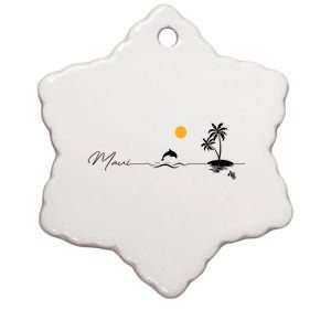 Pray For Maui Hawaii Strong Ceramic Star Ornament