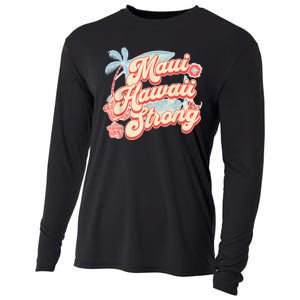 Pray For Maui Hawaii Strong Cooling Performance Long Sleeve Crew