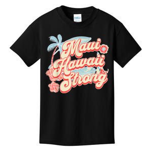 Pray For Maui Hawaii Strong Kids T-Shirt