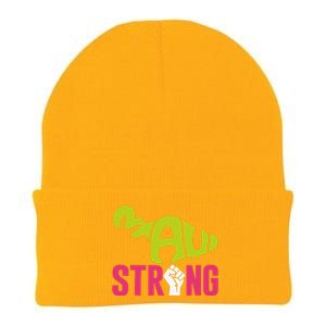 Pray For Maui Hawaii Beach Strong Gift Knit Cap Winter Beanie