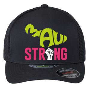 Pray For Maui Hawaii Beach Strong Gift Flexfit Unipanel Trucker Cap