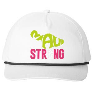 Pray For Maui Hawaii Beach Strong Gift Snapback Five-Panel Rope Hat