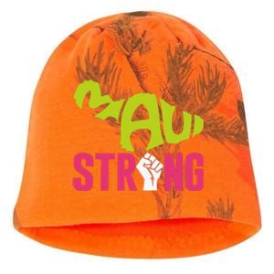 Pray For Maui Hawaii Beach Strong Gift Kati - Camo Knit Beanie