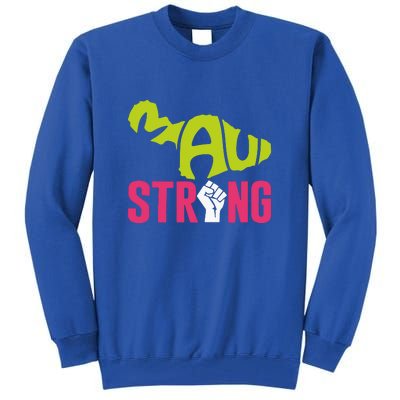 Pray For Maui Hawaii Beach Strong Gift Tall Sweatshirt