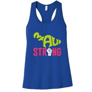 Pray For Maui Hawaii Beach Strong Gift Women's Racerback Tank