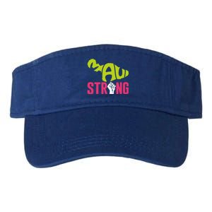 Pray For Maui Hawaii Beach Strong Gift Valucap Bio-Washed Visor