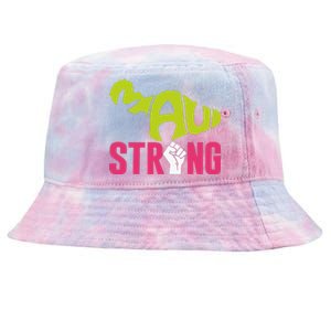 Pray For Maui Hawaii Beach Strong Gift Tie-Dyed Bucket Hat