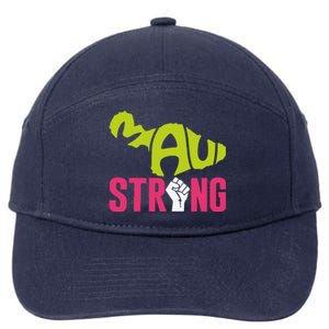 Pray For Maui Hawaii Beach Strong Gift 7-Panel Snapback Hat