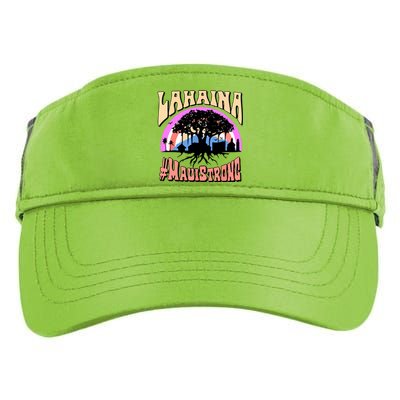 Pray For Maui Hawaii Lahaina Banyan Tree Gift Adult Drive Performance Visor