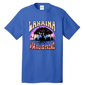 Pray For Maui Hawaii Lahaina Banyan Tree Gift Tall T-Shirt