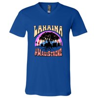 Pray For Maui Hawaii Lahaina Banyan Tree Gift V-Neck T-Shirt