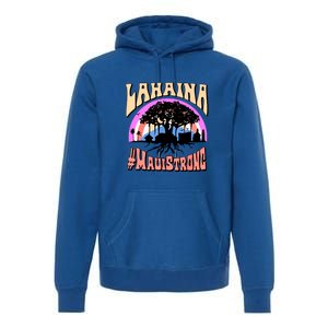 Pray For Maui Hawaii Lahaina Banyan Tree Gift Premium Hoodie