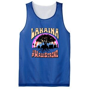 Pray For Maui Hawaii Lahaina Banyan Tree Gift Mesh Reversible Basketball Jersey Tank